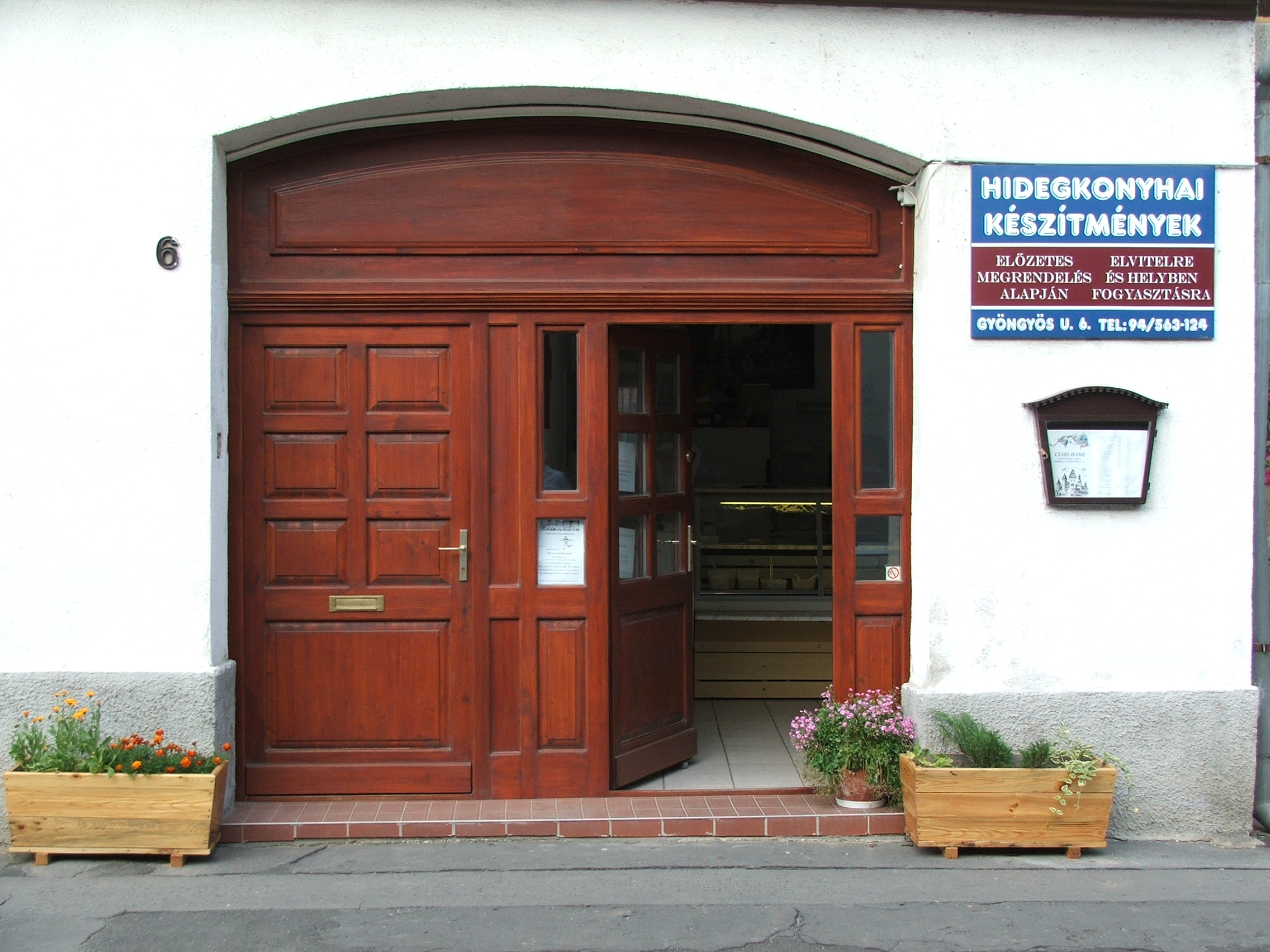 üzlet külső